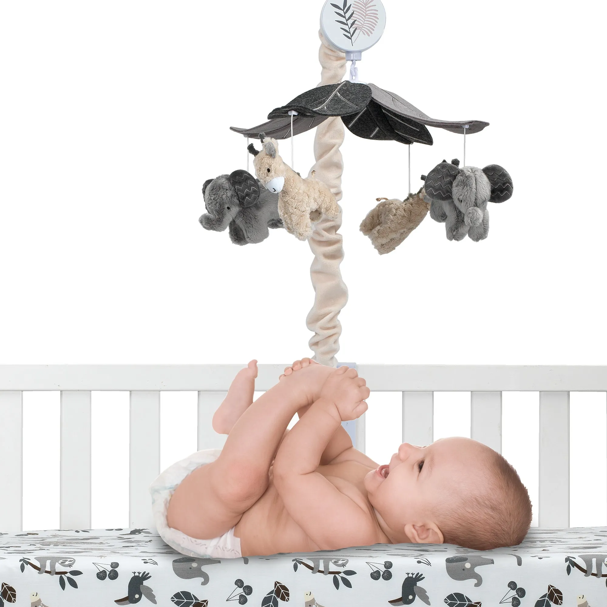 Baby Jungle Musical Baby Crib Mobile