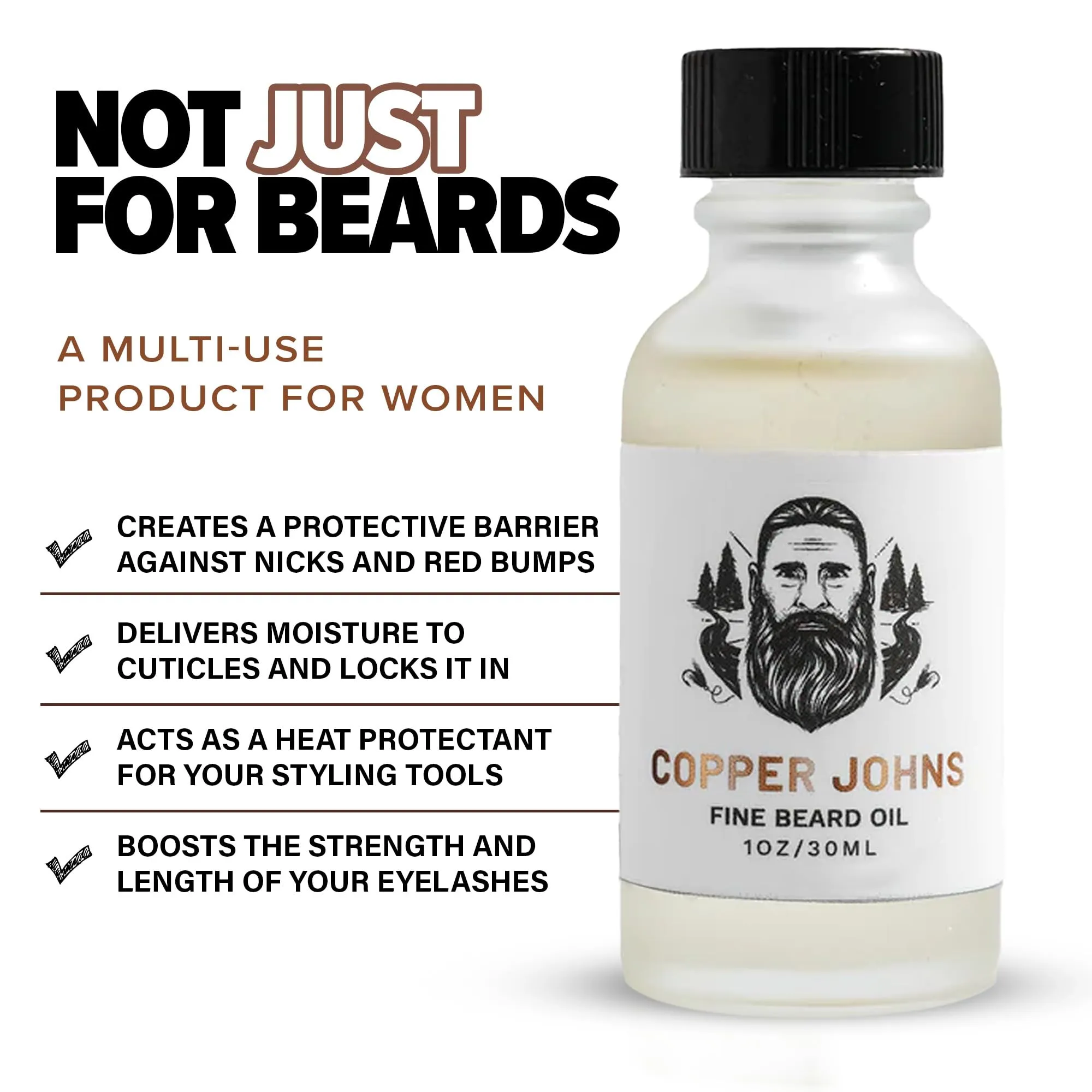 Beard Oil for Men with Castor Oil, Jojoba Oil, & Sea Minerals, Increases Softness & Control for Fuller-Looking Beard, Skipper- Lemon Lime, 1 oz