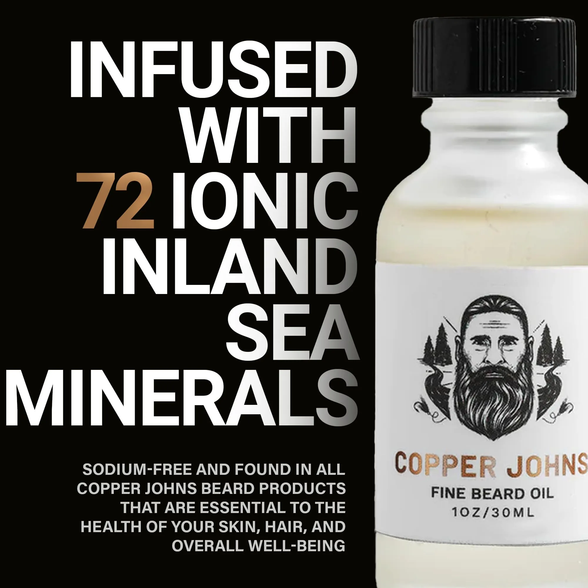 Beard Oil for Men with Castor Oil, Jojoba Oil, & Sea Minerals, Increases Softness & Control for Fuller-Looking Beard, Skipper- Lemon Lime, 1 oz