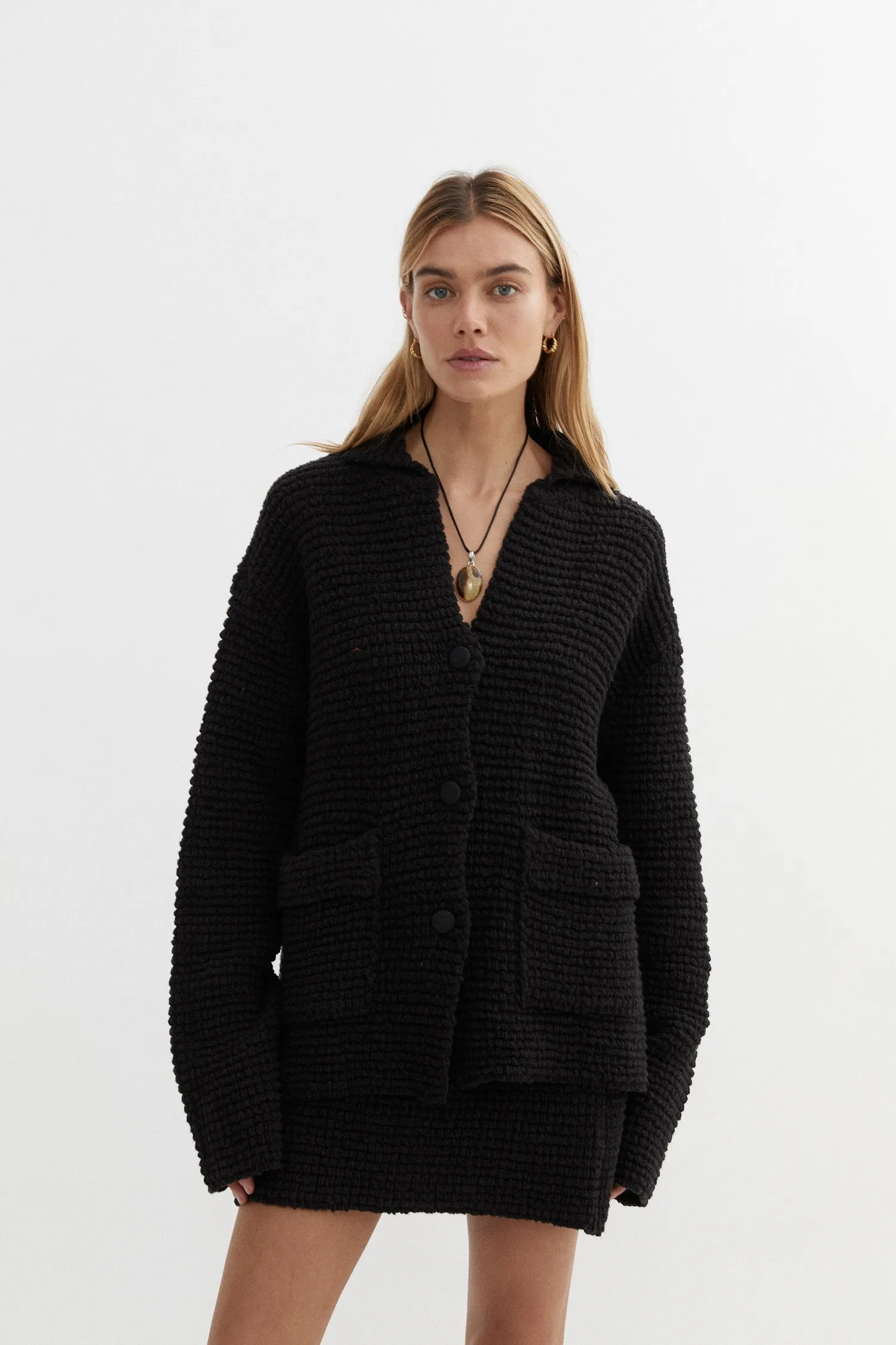 BLANCA Womens Belle Cardigan Black