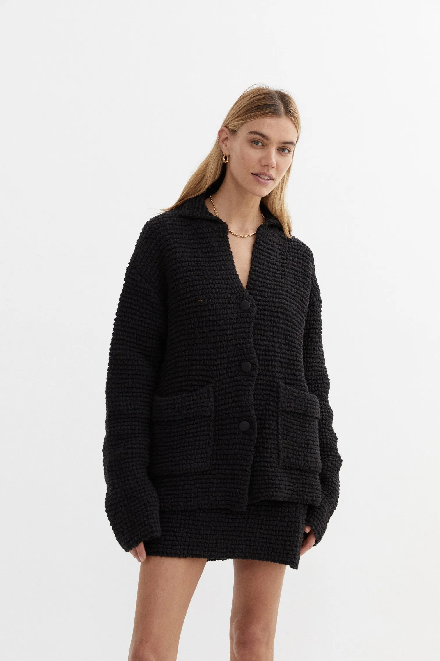 BLANCA Womens Belle Cardigan Black