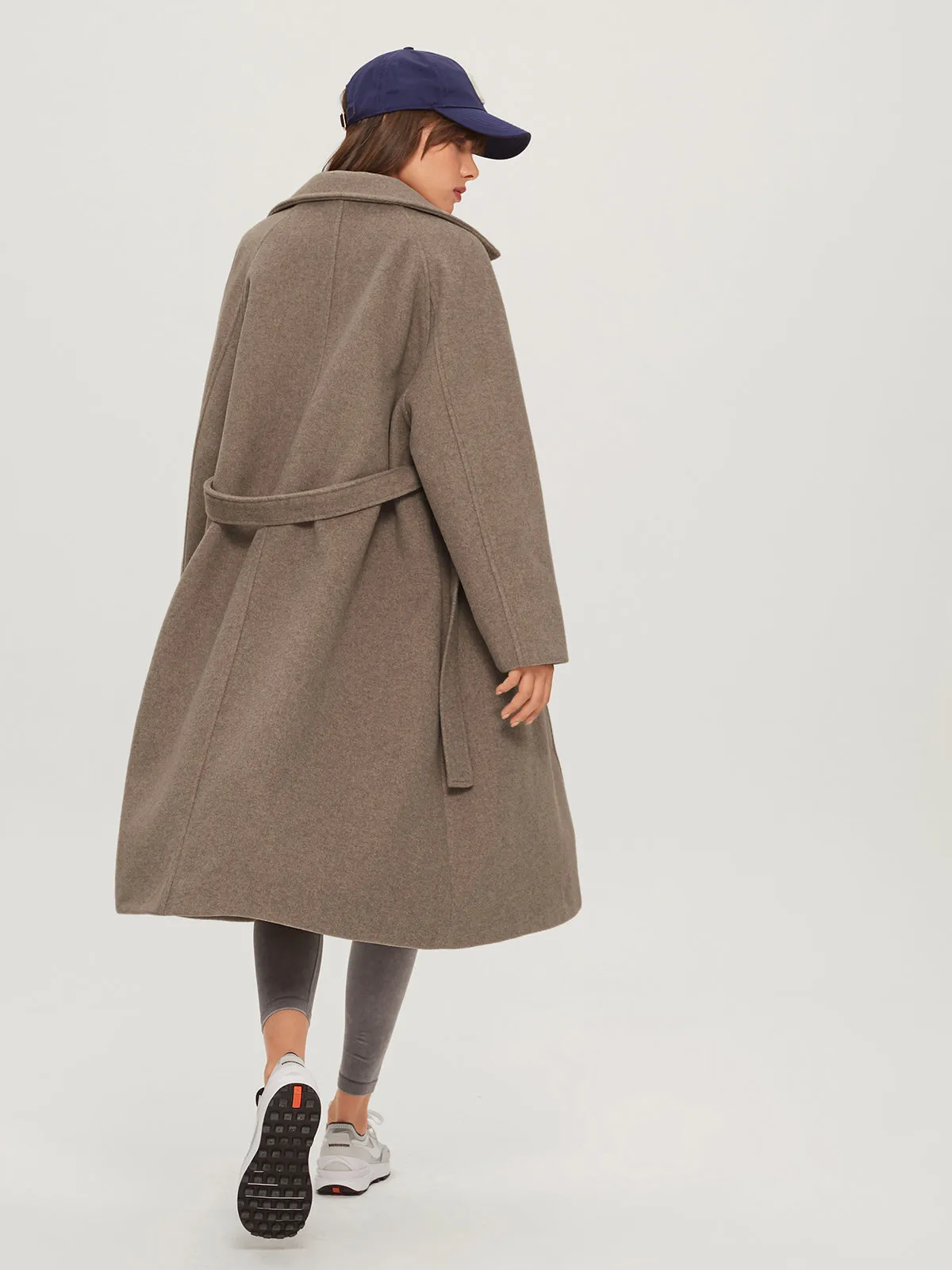 Chicmy-Winter Outfits Christmas Thanksgiving Gift New Year's Eve Outfits Streetwear Fashion Brushed Belted Long Overcoat