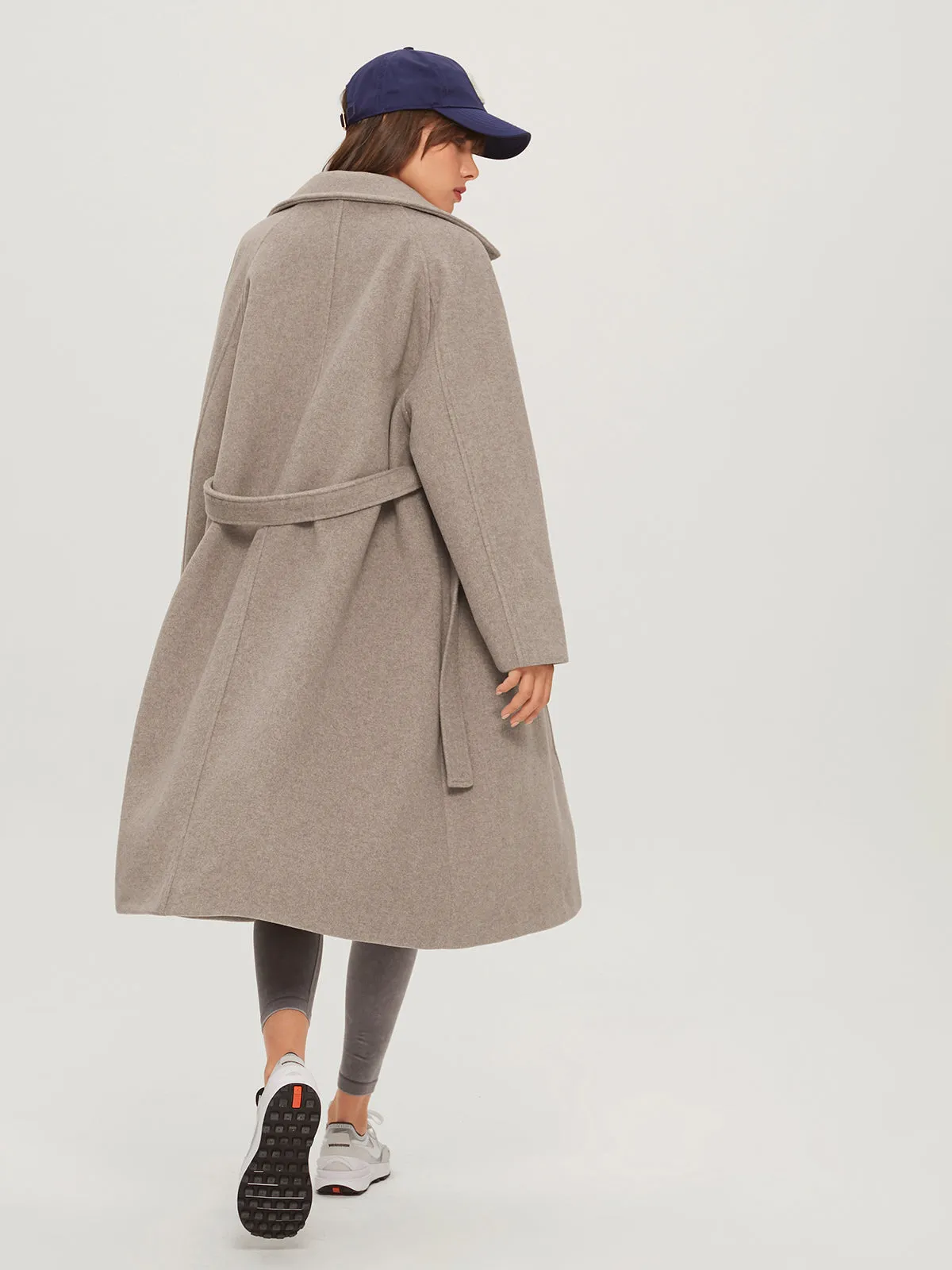 Chicmy-Winter Outfits Christmas Thanksgiving Gift New Year's Eve Outfits Streetwear Fashion Brushed Belted Long Overcoat
