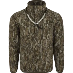 Drake Camp Fleece 1/4 Placket Pullover