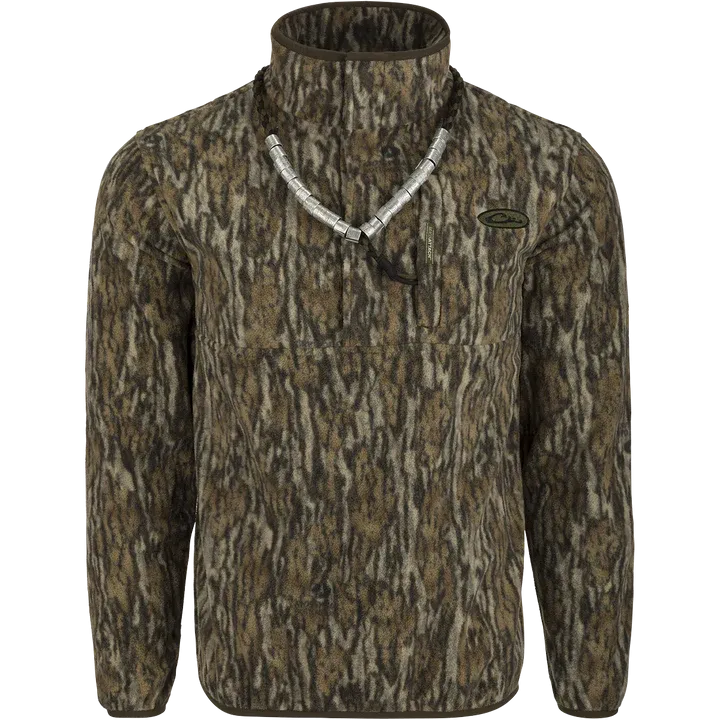 Drake Camp Fleece 1/4 Placket Pullover