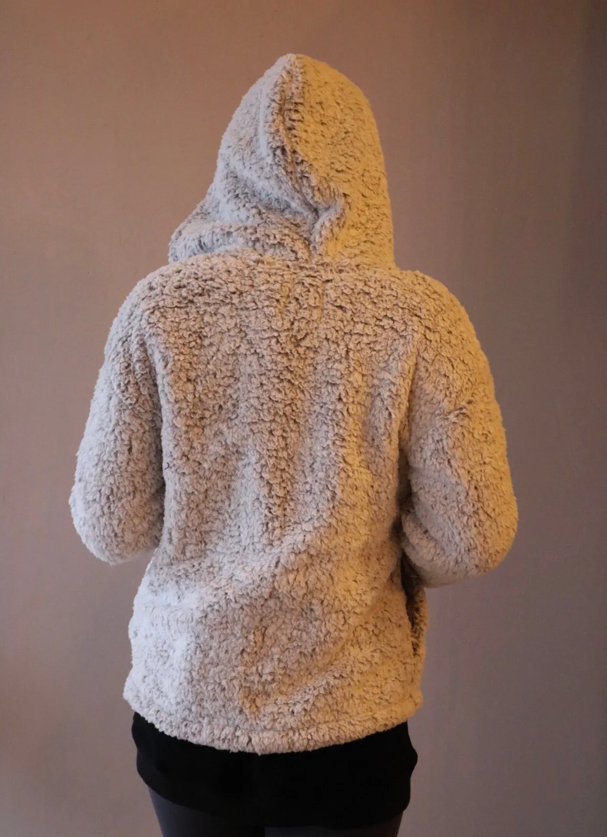 FROLIC SuperSoft Sherpa Zip Hoodie Jacket Top