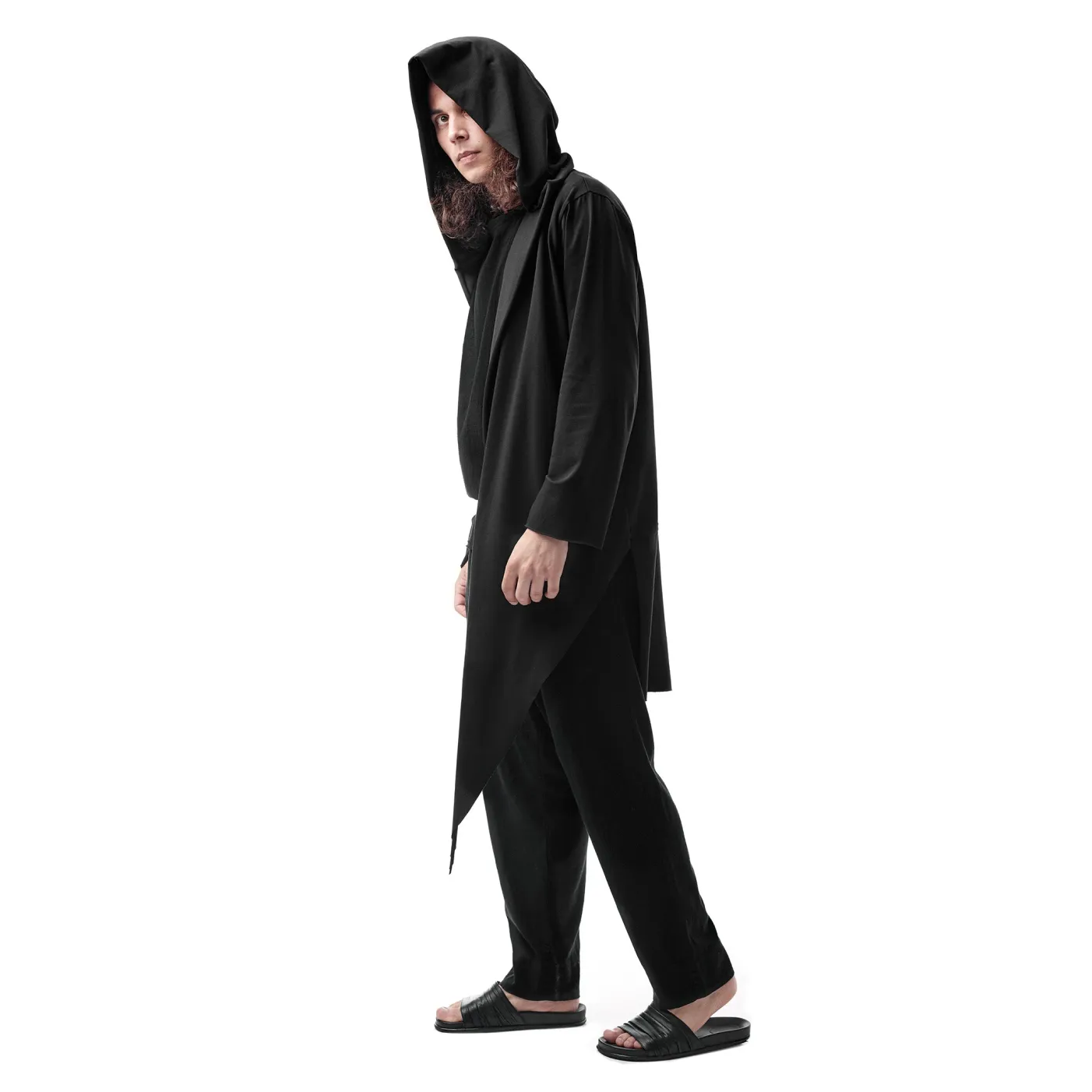 Hoodie cardigan black
