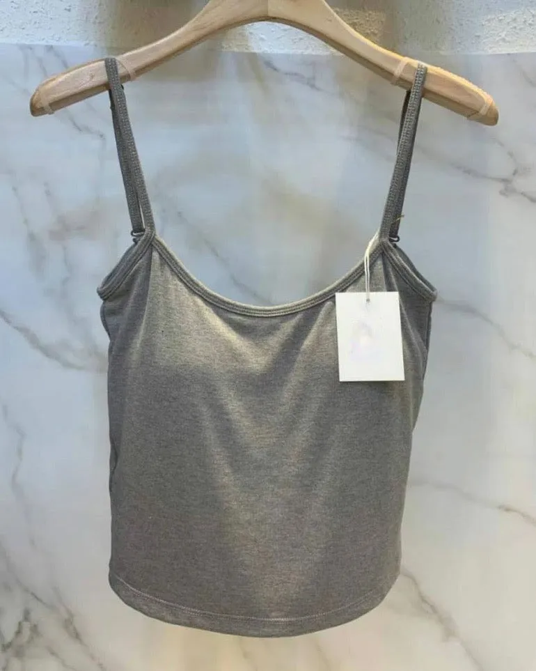 Latex Padded Adjustable Strap Camisole