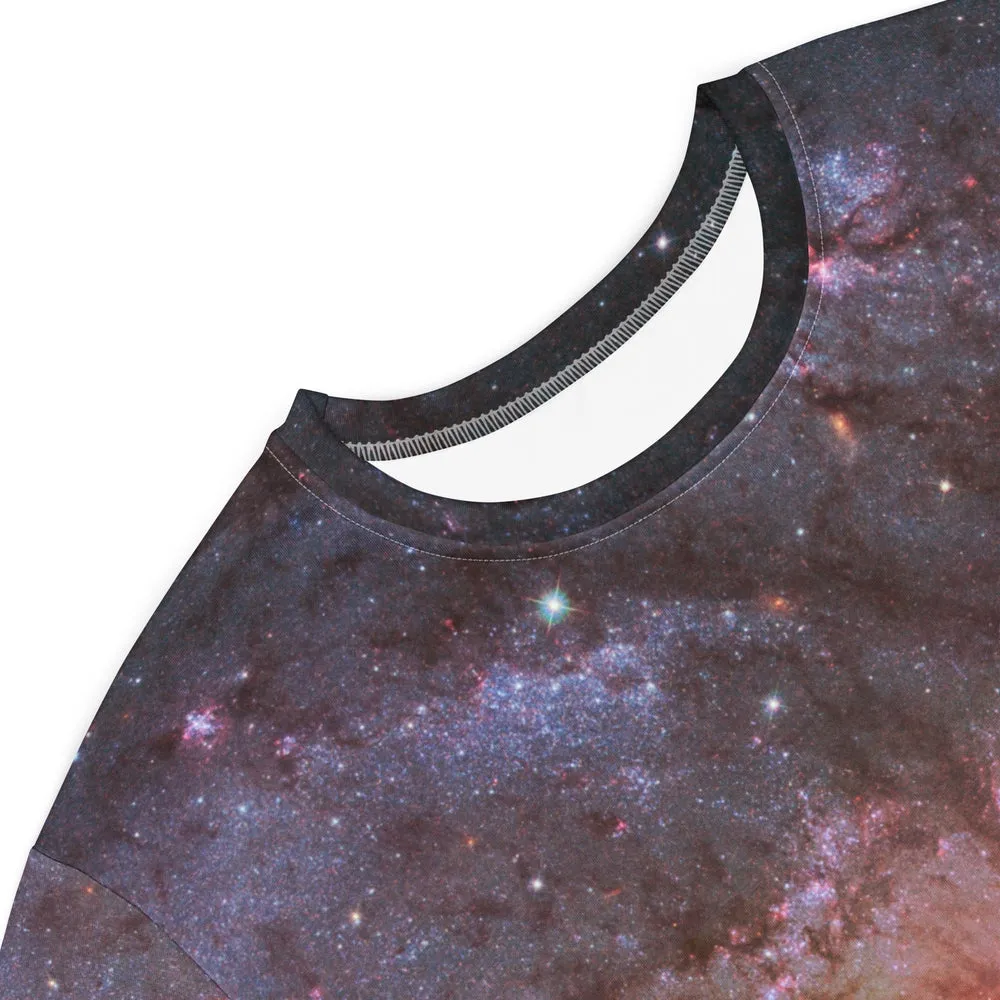 M83 Spiral Galaxy T-Shirt Dress