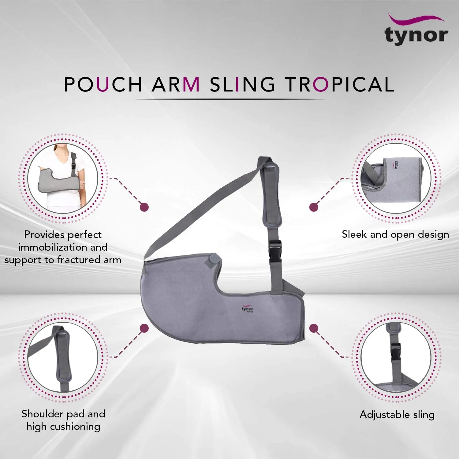 Pouch Arm Sling Child (Whale Design)