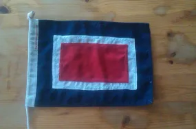 Signal code flag WHISKEY
