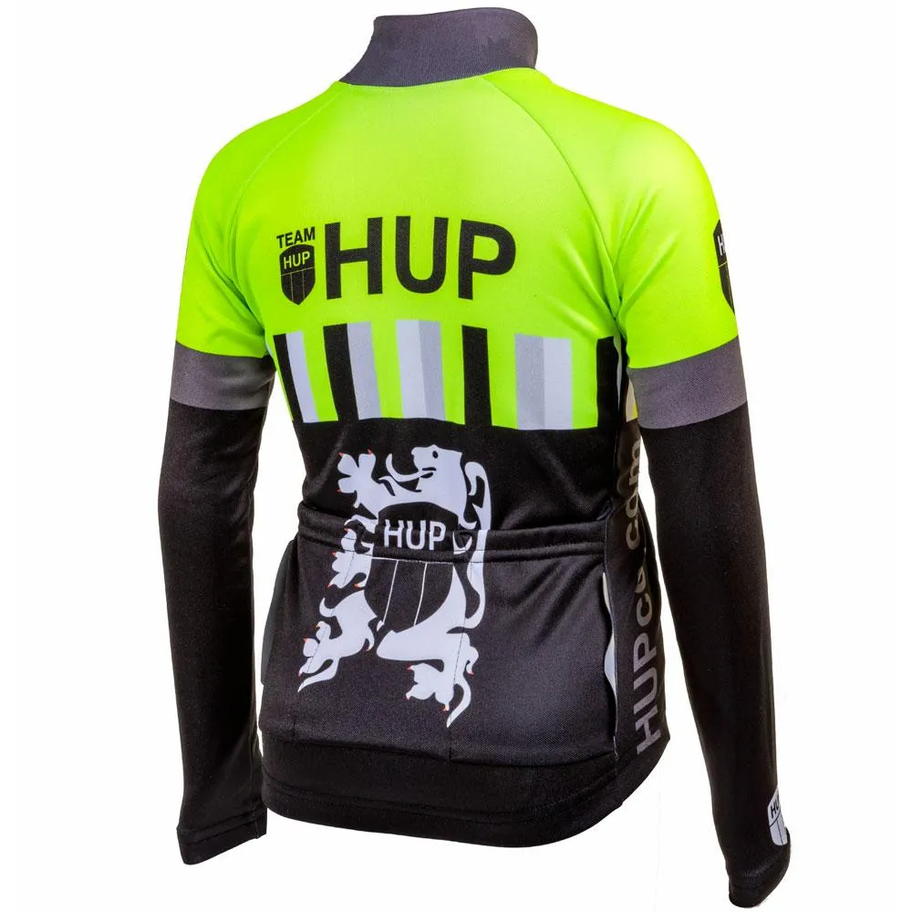 TEAM HUP Kids Winter Long Sleeved Cycling Jersey