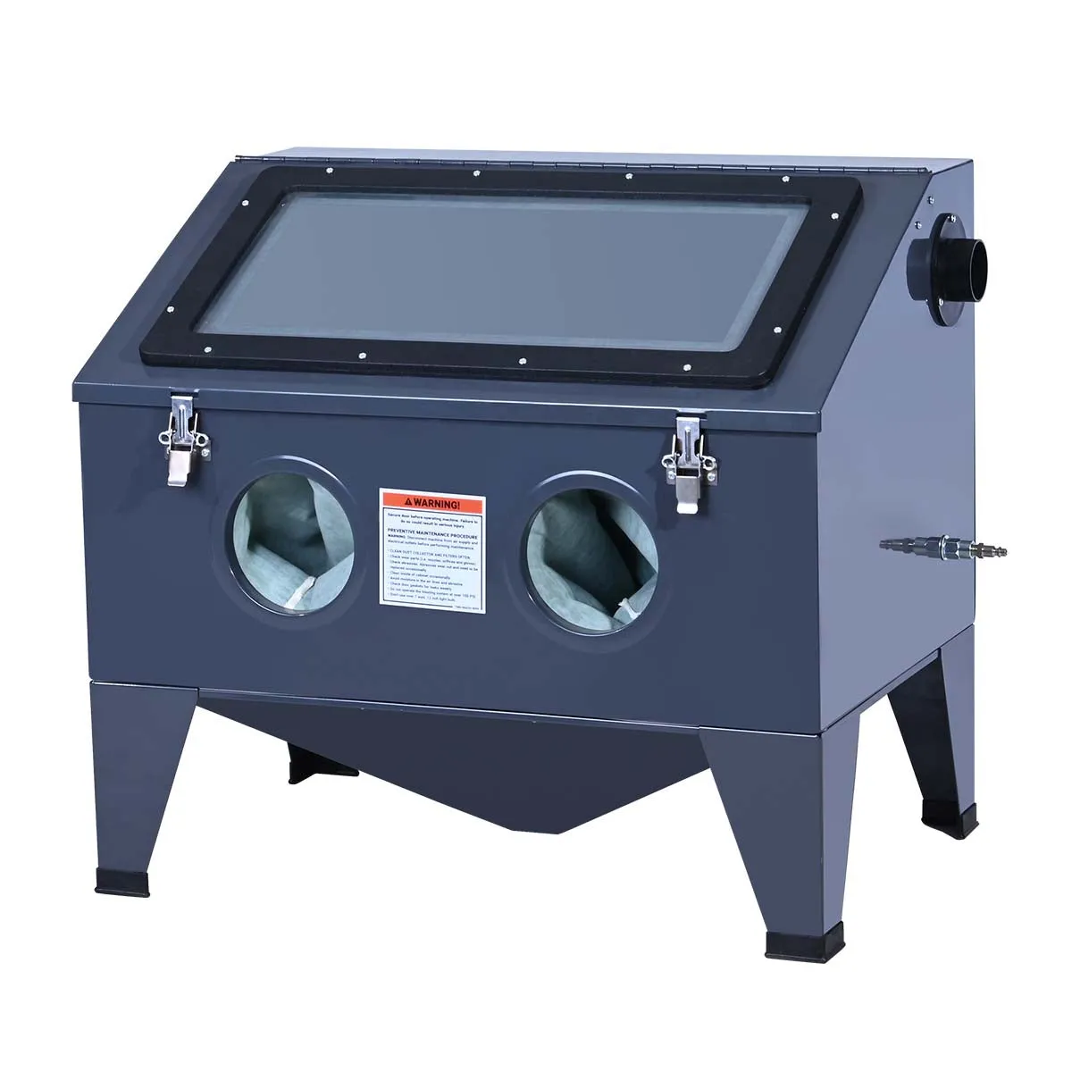 TMG Industrial 50 Gallon Tabletop Cabinet Sandblaster w/View Window, 115 PSI, 15 CFM, TMG-ABC50