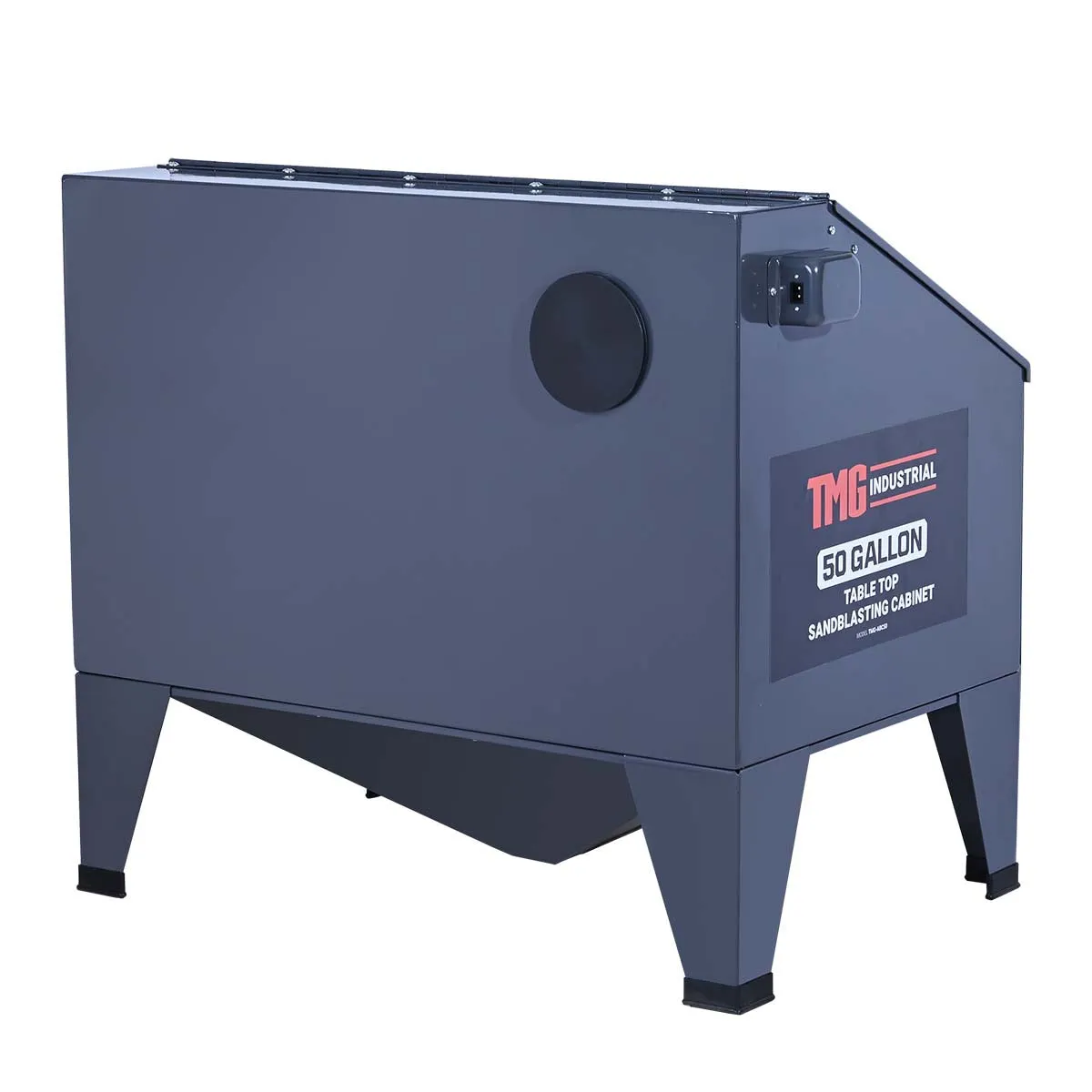 TMG Industrial 50 Gallon Tabletop Cabinet Sandblaster w/View Window, 115 PSI, 15 CFM, TMG-ABC50