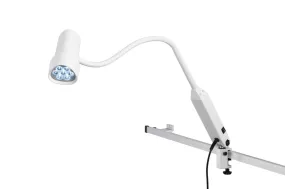 Waldmann D16043150, HALUX N50-1 P SX LED Examination Light, Medical Grade, Gooseneck Arm, 4400K, Rail Mount