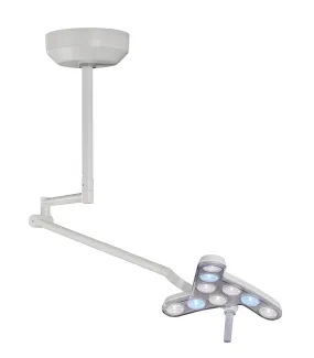 Waldmann D16072000, TRIANGO 100-1 C LED Medical Procedure Light, 100,000 lux, Ceiling Mounted, Dimming