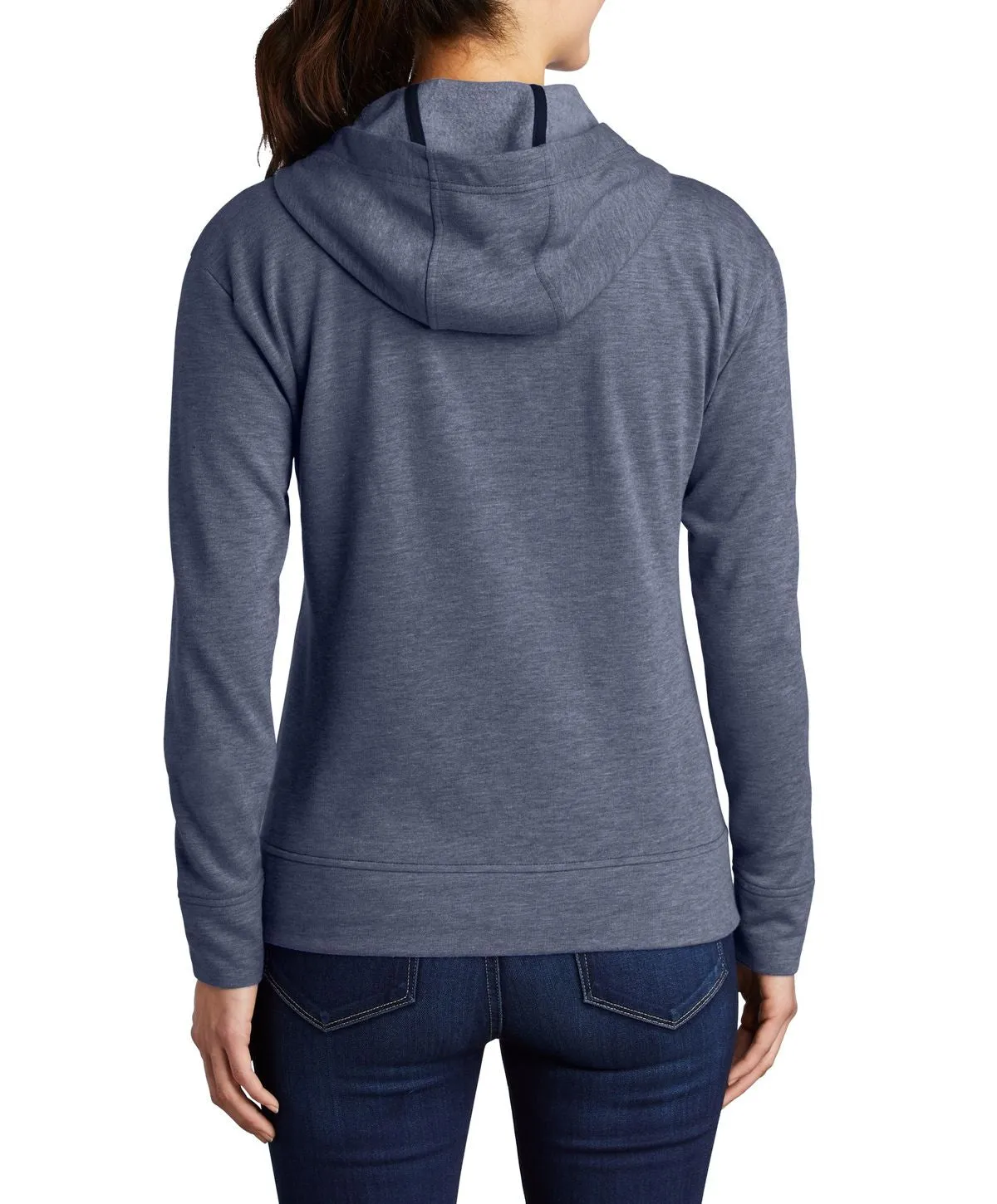 Women's Tri-Blend Full-Zip Hooded Fleece Jacket