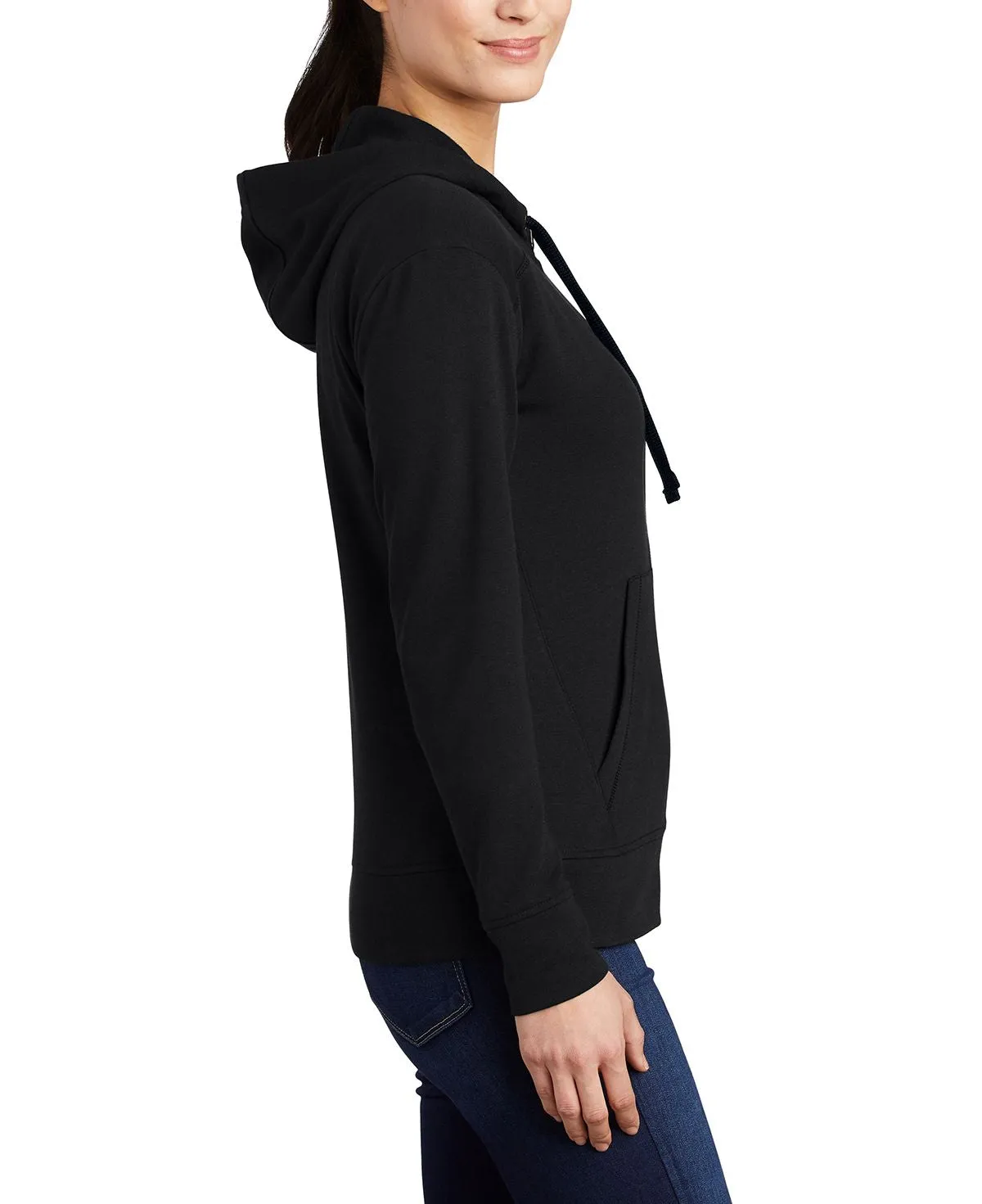 Women's Tri-Blend Full-Zip Hooded Fleece Jacket