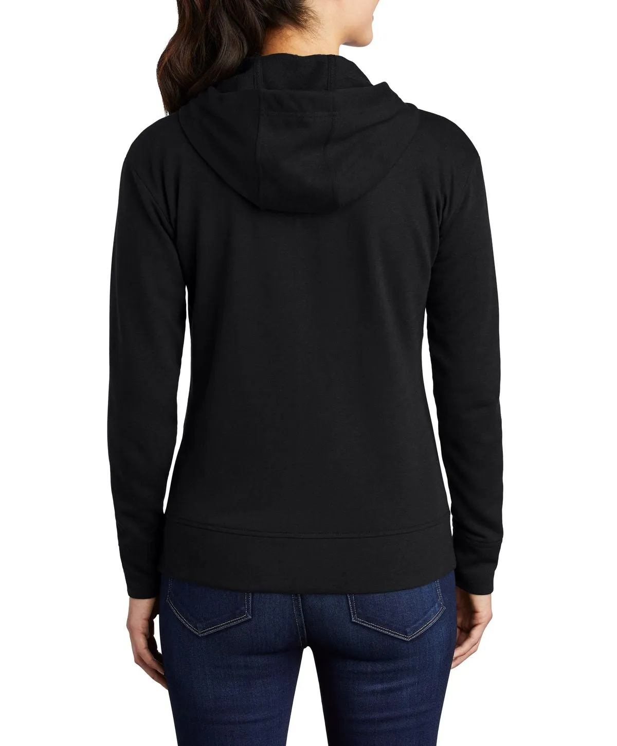 Women's Tri-Blend Full-Zip Hooded Fleece Jacket