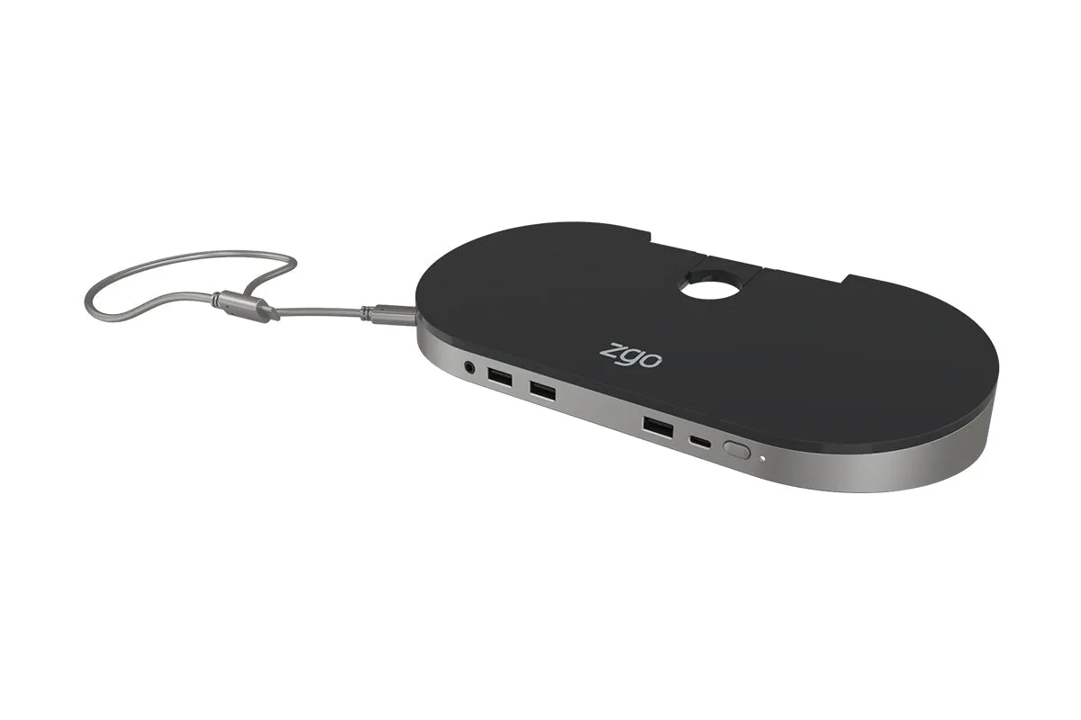 Zgo Integrated Docking Station with Data and Multi Display Option