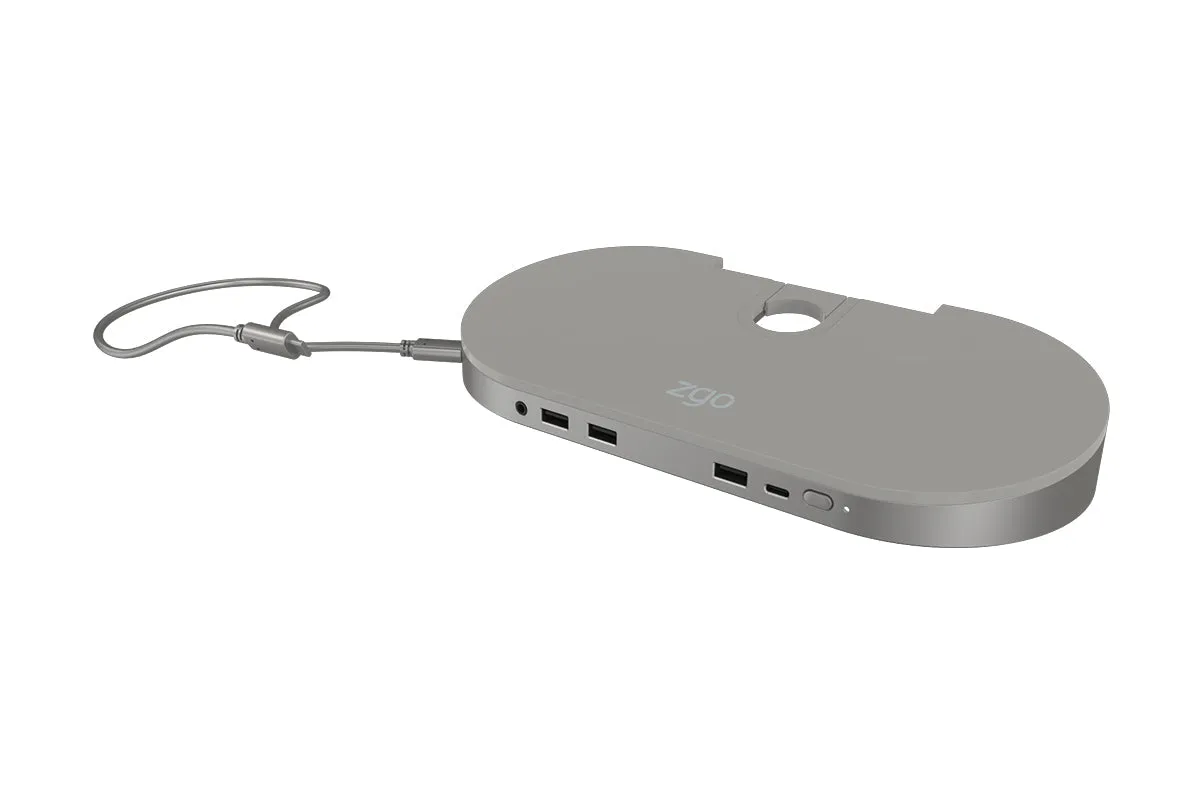 Zgo Integrated Docking Station with Data and Multi Display Option
